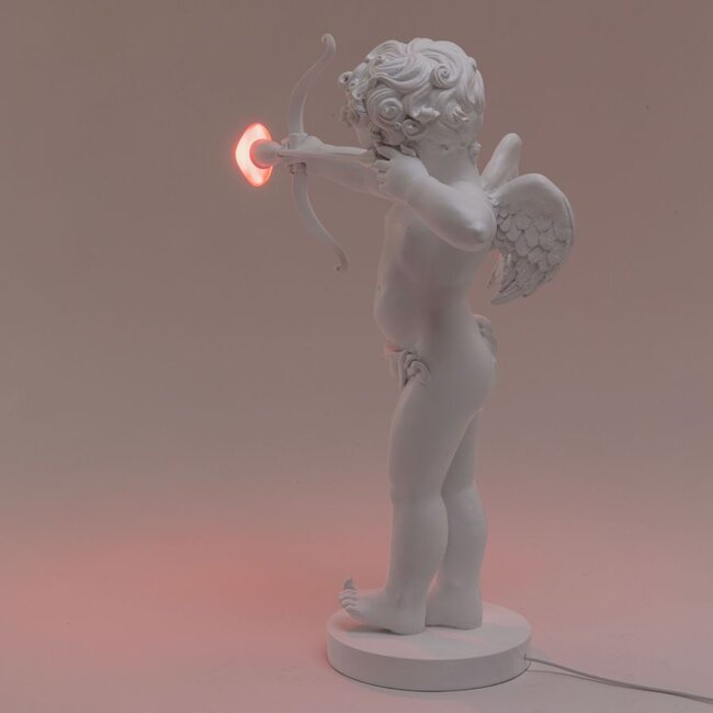 Seletti - Table Lamp Cupid - including 2 heart-shaped LED lights