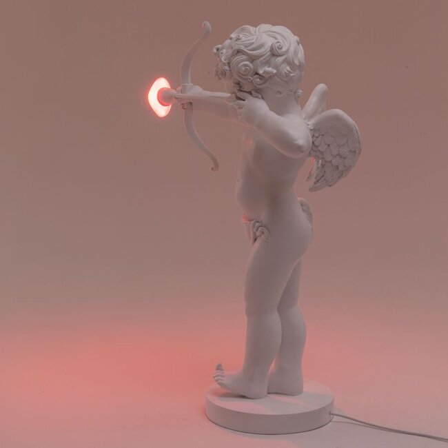 Seletti - Tischlampe Cupido - inklusive 2 herzförmigen LED-Leuchten