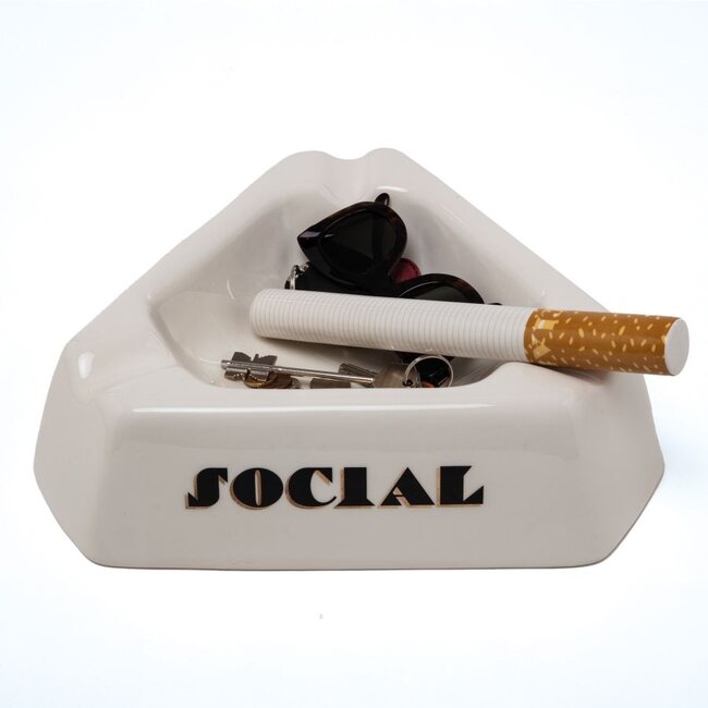 Seletti - Social Smoker - XL Aschenbecher / Obstschale / Taschenentleerer - 36 cm