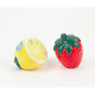 DOIY Salt and pepper shaker - lemon and strawberry