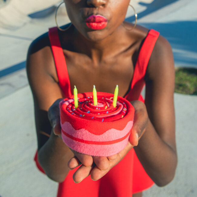 Eat My Socks - Chaussettes Happy Birthday - gâteau d'anniversaire  - 2 paires