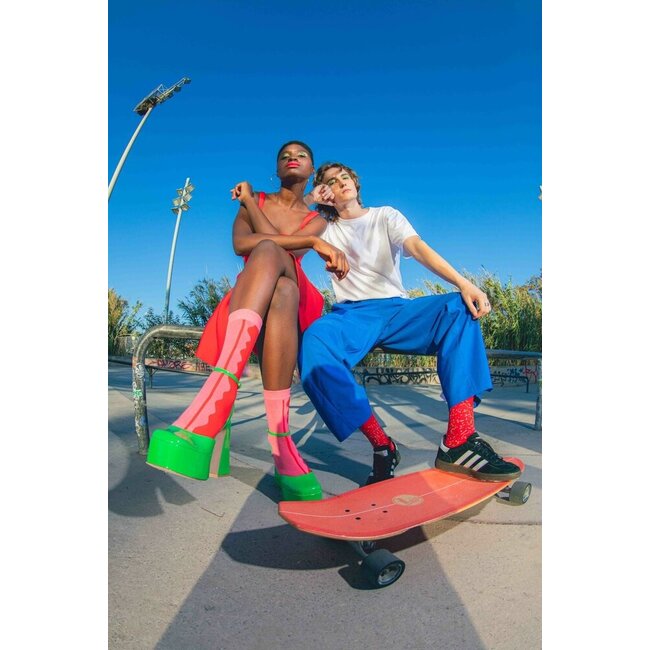 Eat My Socks - Socks Happy Birthday - birthday cake - 2 pairs