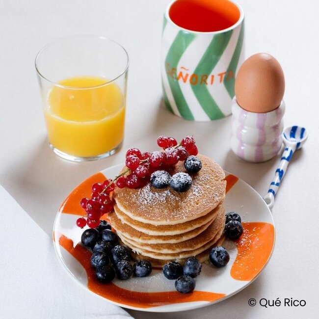 Que Rico - Egg Cups Stella - Rayas Bailarinas - set of 2