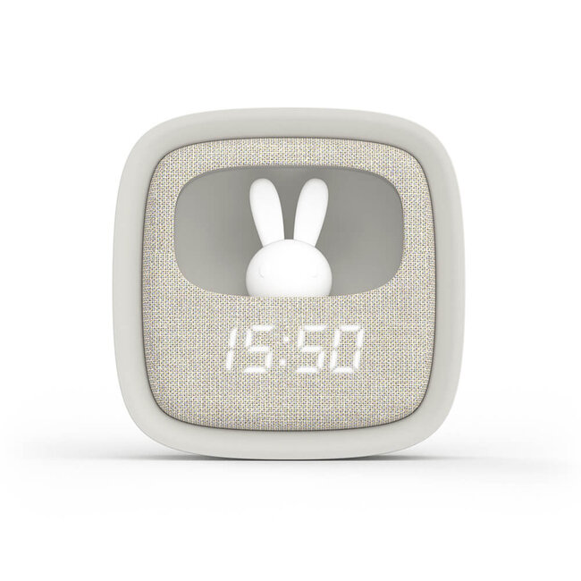 MOB Alarm Clock & Night Light Billy Clock - grey