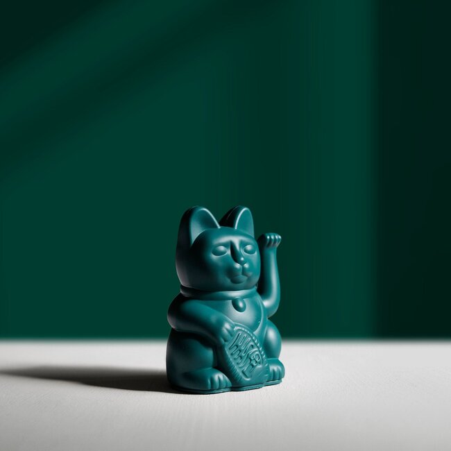 Donkey - Chat Porte-Bonheur Mini Maneki-Neko - vert