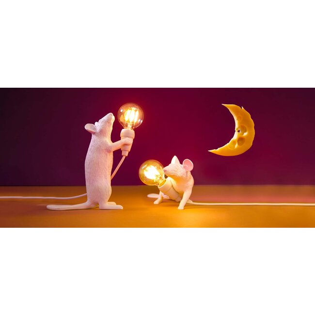 Seletti - Mouse Lamp Lop - lying down mouse