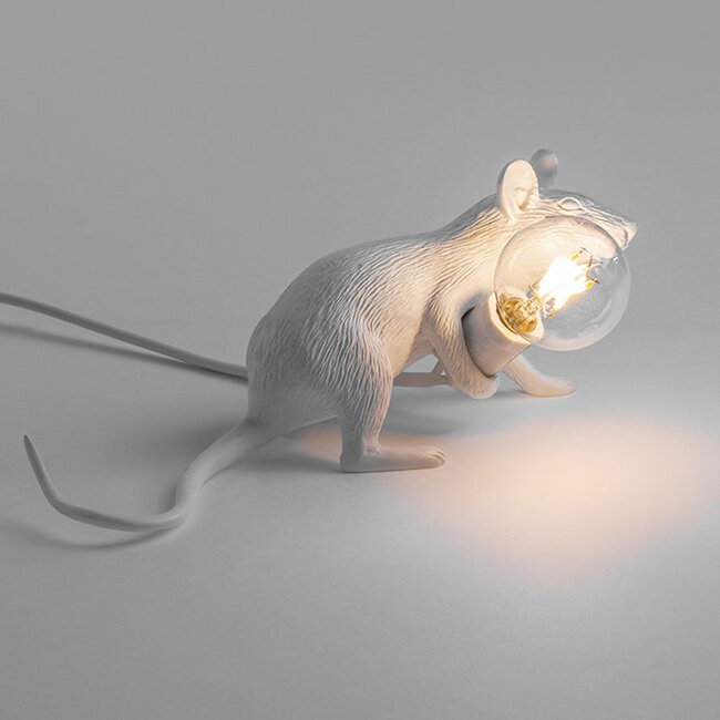 Seletti - Mauslampe Lop - hinlegende Maus