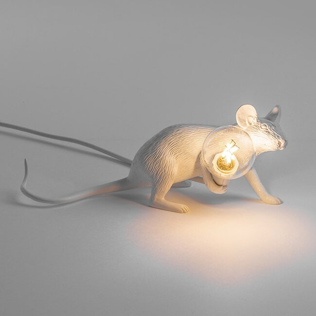 Seletti - Mauslampe Lop - hinlegende Maus