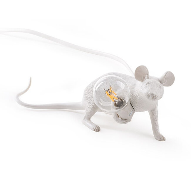 Seletti - Mouse Lamp Lop - lying down mouse