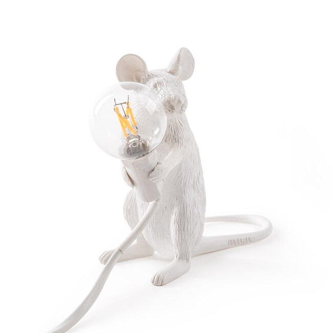 Seletti - Mauslampe Mac - sitzende Maus
