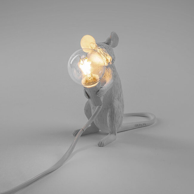 Seletti - Mauslampe Mac - sitzende Maus