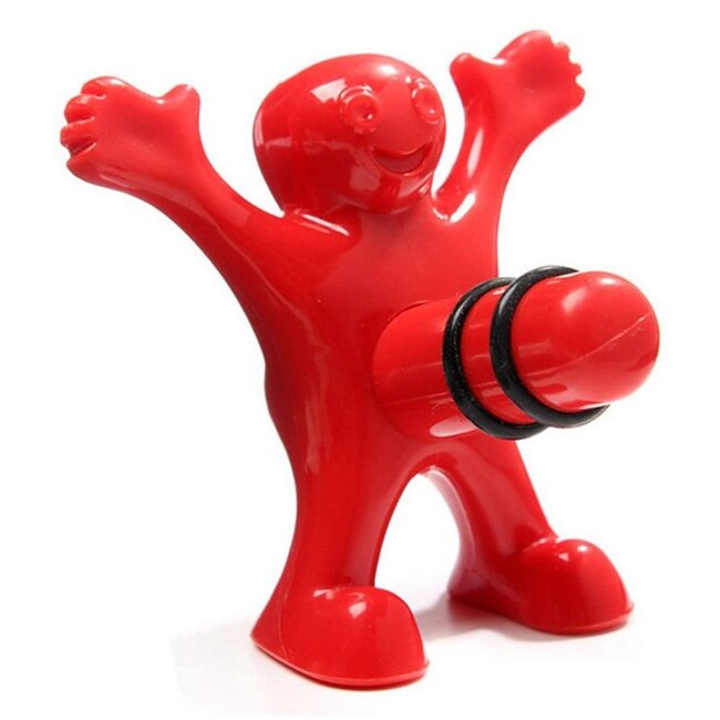 Happy Men Set - Accessoires pour le Vin - Tire-bouchon / Bouchon de Bouteille / Décapsuleur