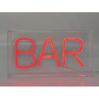 i-total Enseigne LED Néon BAR