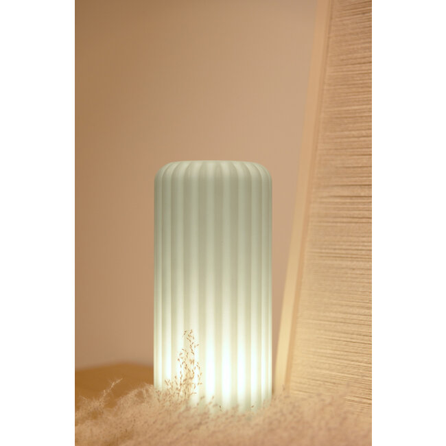 Atelier Pierre - Lampe de Table Dentelles 29 Pistache - doré - rechargeable - dimmable