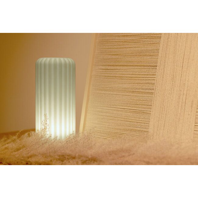 Atelier Pierre - Tafellamp - Sfeerlamp Dentelles 29 Pistache - goud - oplaadbaar - dimbaar