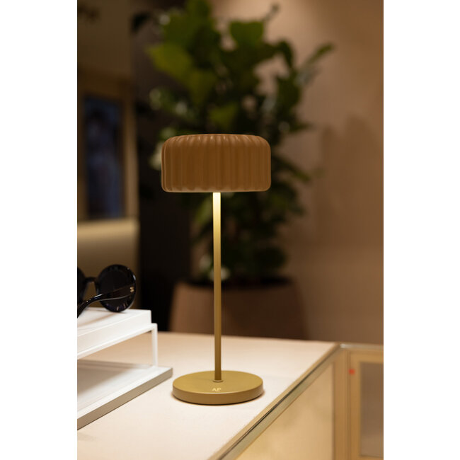 Atelier Pierre - Tischlampe Dentelles Bistro - Ton - Innen- und Außenbereich