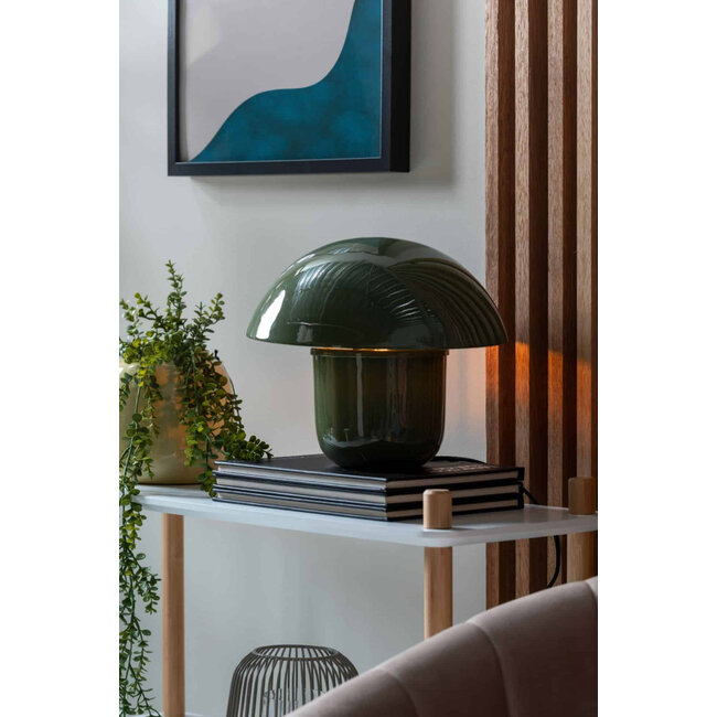 Leitmotiv - Table Lamp Fat Mushroom - jungle green