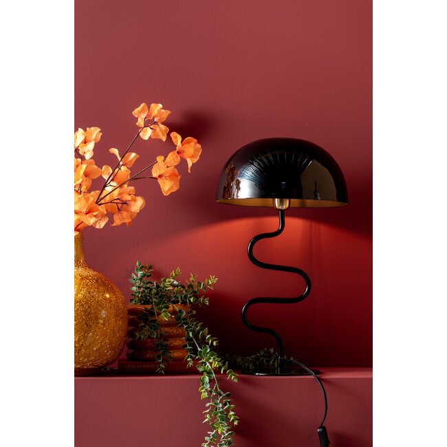 Leitmotiv  - Tischlampe Twist - schwarz