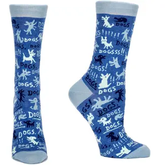 Blue Q Sokken Dogs! - vrouwen