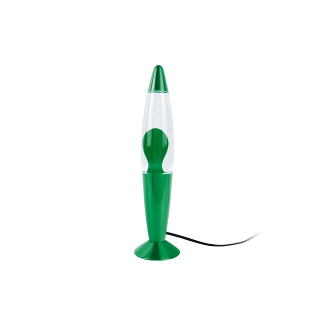 Leitmotiv Lava Lamp Raket - Groen Transparant