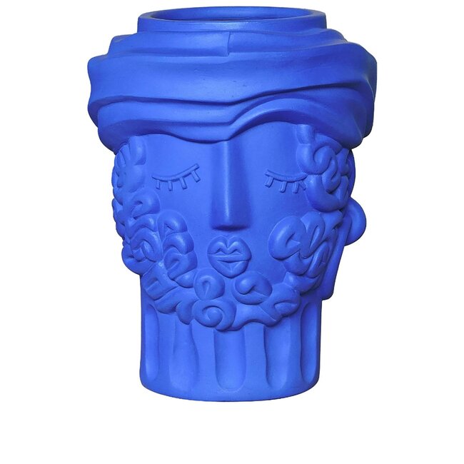 Seletti - Vase Magna Graecia Homme Terracotta - bleu