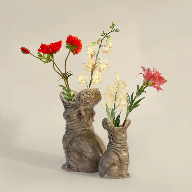 Donkey - Vase Hungriges Nilpferd XL - extra large