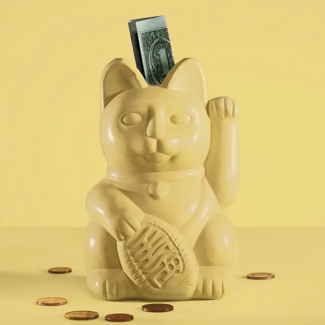 Donkey Money Box Lucky Cat