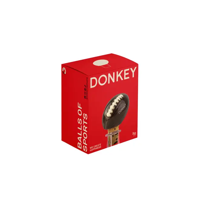 Donkey - Wine Bottle Stopper Football - Balls Of Sports Series