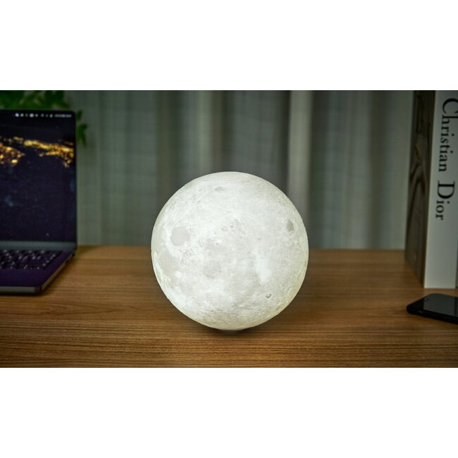 Gingko – Smart Luna Spin Lamp – Rotierende Mondlampe – large - wiederaufladbar