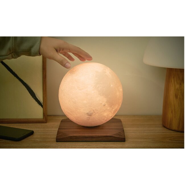 Gingko - Smart Luna Spin Lamp - Rotating Moon Lamp - large - rechargeable