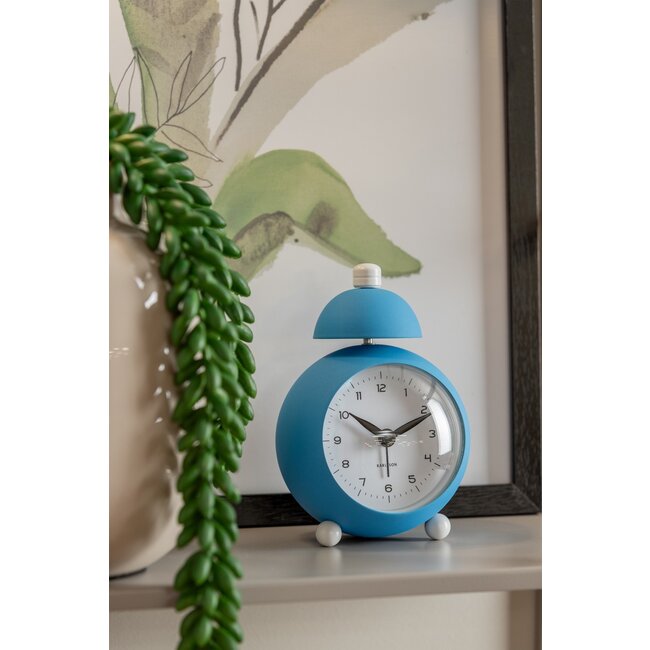 Karlsson - Wecker Chaplin - blau