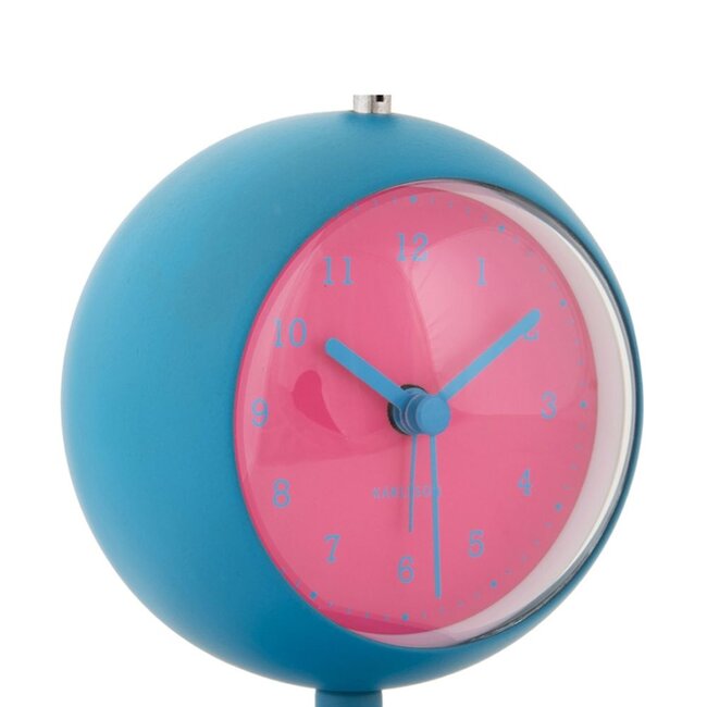 Karlsson - Wekker Funky Retro - blauw