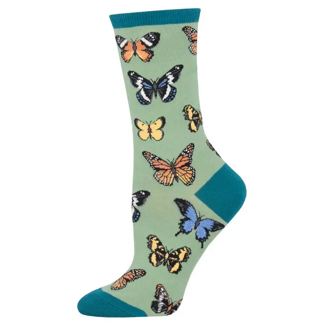 SockSmith - Socken Majestic Butterflies - Schmetterlinge - Größe 36-41 (Damen)