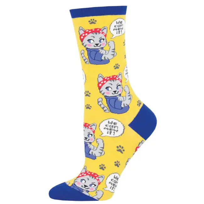 SockSmith - Socks Cat Power - We Can Mew It - size 36-41 (women)