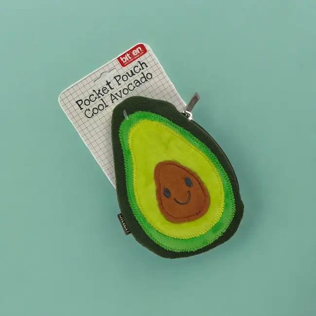 Bitten - Pocket Pouch - Money Wallet Avocado