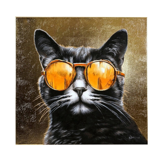 Werns - Werner Voß Schilderij Cool-Cat