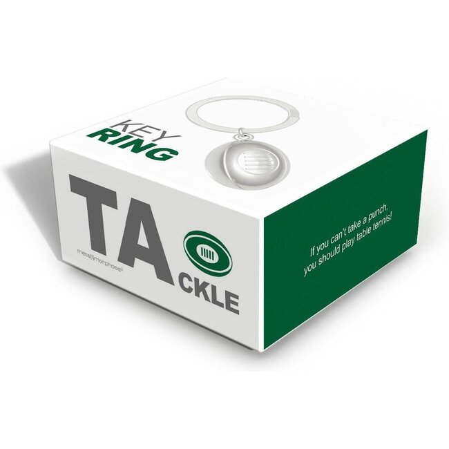 Metalmorphose - Porte-Clés Ballon de Rugby Tackle