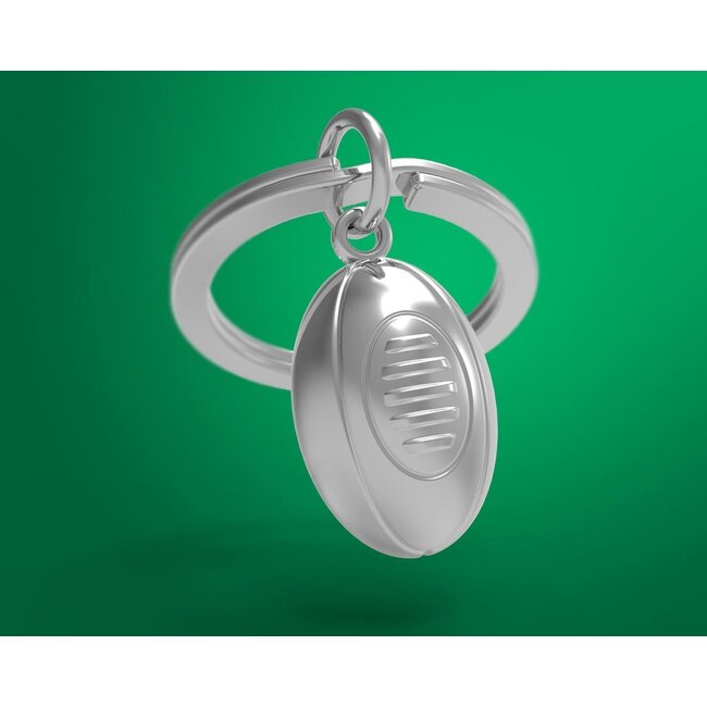 Metalmorphose - Porte-Clés Ballon de Rugby Tackle