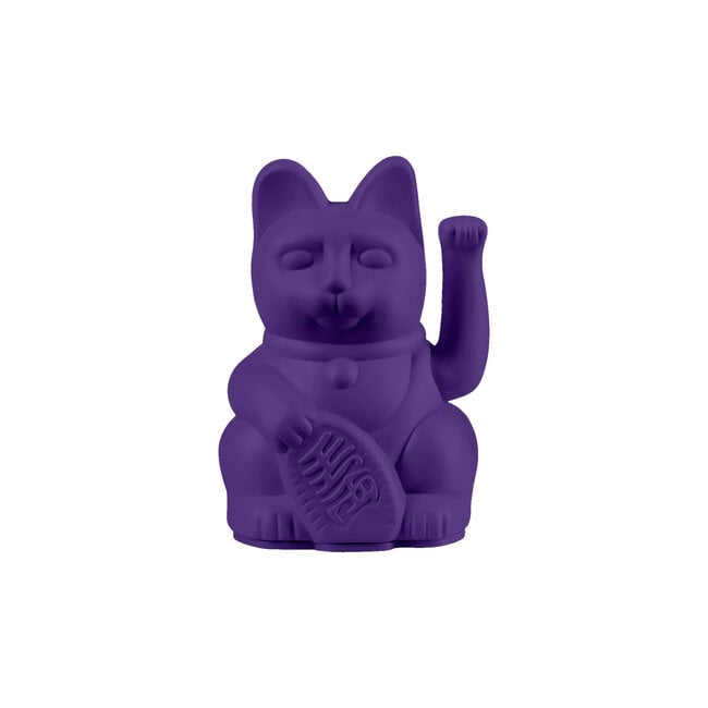 Donkey Waving Lucky Cat Mini - violet