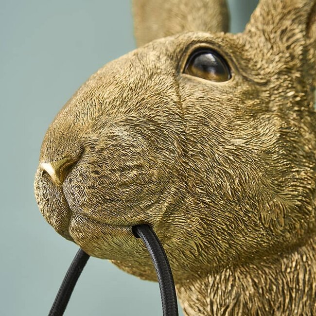 Werner Voß Werns - Wall Lamp - Animal Lamp Rabbit Hasi - gold
