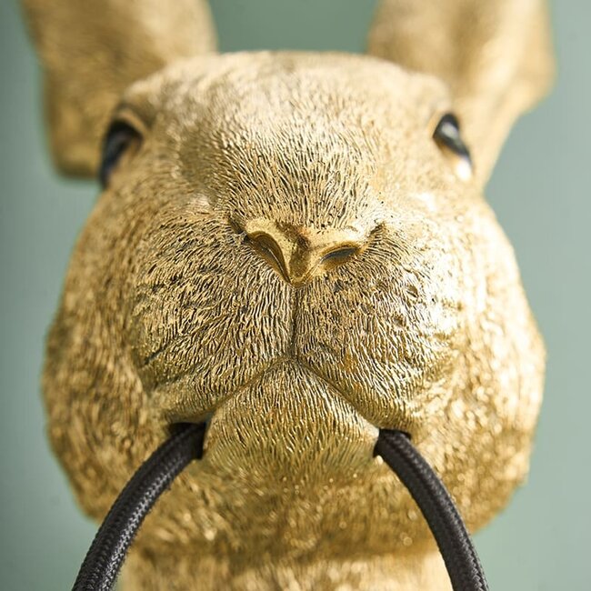 Werner Voß Werns - Wandlamp - Dierenlamp Konijn Hasi - goud