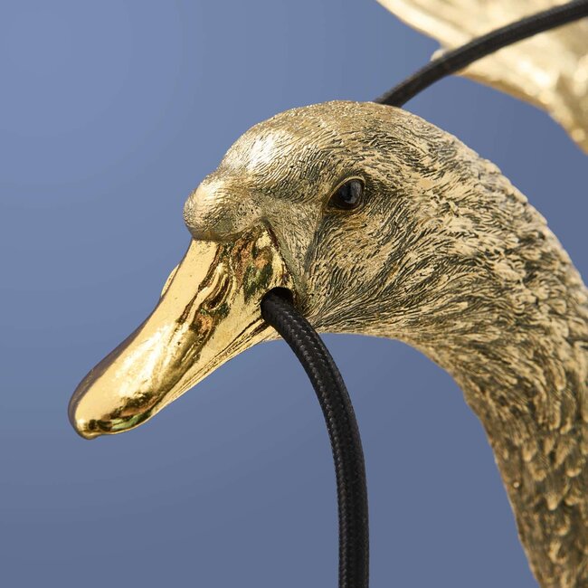 Werner Voß Werns - Lampe Suspendue - Lampe Animale Canard Flying Ducky - doré