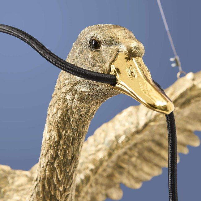 Werner Voß Werns - Hanglamp - Dierenlamp Eend Flying Ducky - goud
