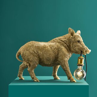 Werns - Werner Voß Lampe de Table Sanglier William - doré