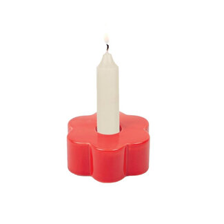 DOIY Candle Holder Daisy - red