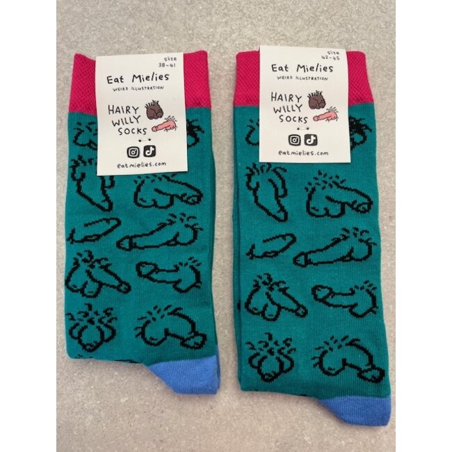 Eat Mielies - Socken Hairy Willies - Behaarte Schwänze