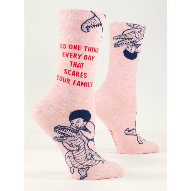 Blue Q Socks Do One Thing Every Day That Scares Your Family - women