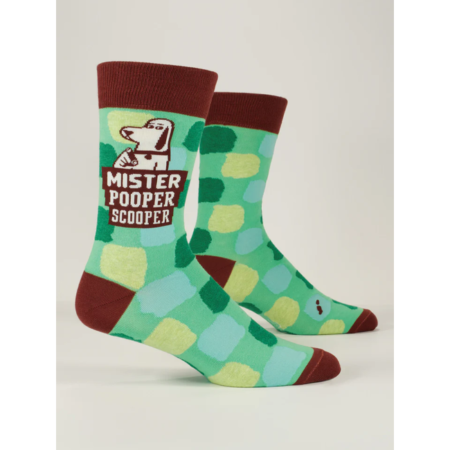 Blue Q Socks Mister Pooper Scooper - men