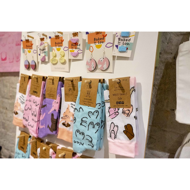 Eat Mielies - Chaussettes Titties - Nichons - mint