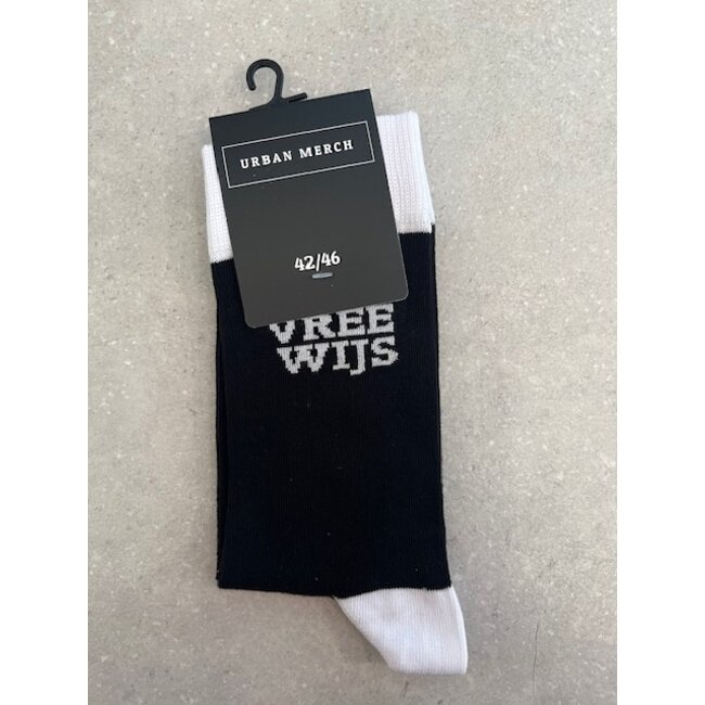 Urban Merch - Sokken Vree Wijs - maat 42/46 (mannen)
